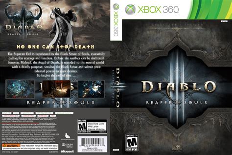 Viewing full size Diablo 3: Reaper Of Souls box cover