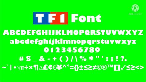 Tf1 Font For Free To Use Youtube