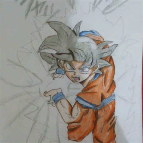 Goku Ultra Instinto Dominado Apoco Si Til N Illustrations Art Street