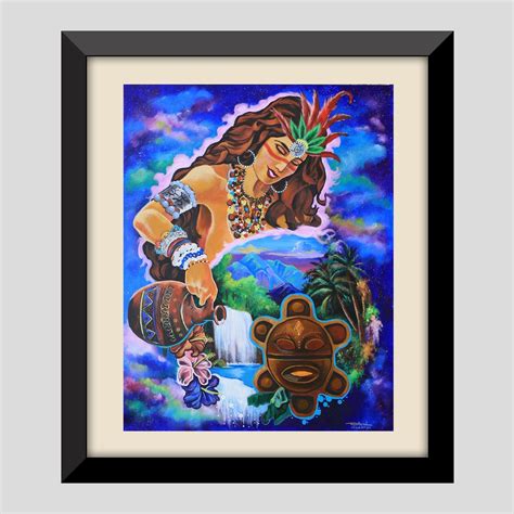 Taino Art Puerto Rico Wall Art Puerto Rican Taino Pride Boricua Roots