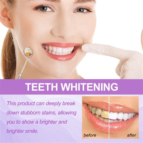 JAYSUING Purple Whitening Yellowing Stain Removal Deep Cleaning Oral