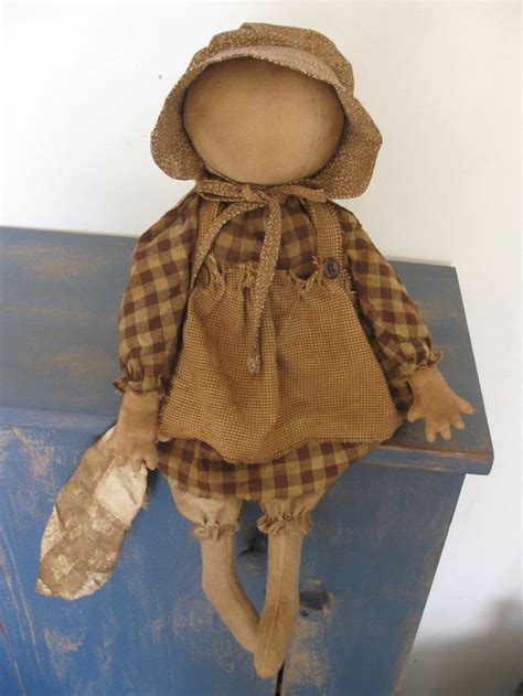 Primitive Prairie Doll Etsy Dolls Primitive Homespun