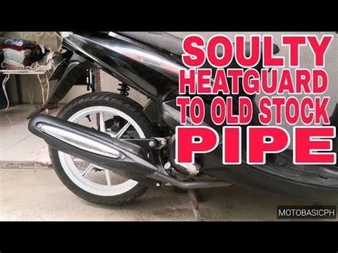 Soulty Heat Guard To Old Mio Sporty Pipe Yamaha Mio Sporty Youtube