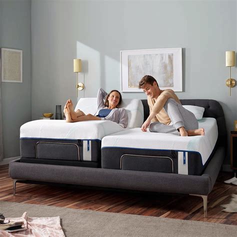 Split King Size Adjustable Bed Frame With Usb Porthead Foot Tilt