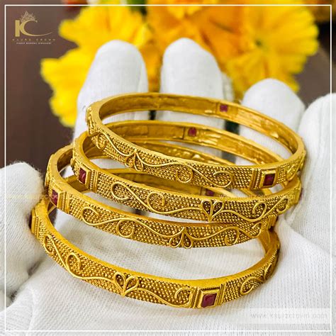 Aleena Traditional Antique Gold Plated Bangles KaurzCrown