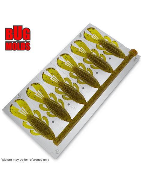 2 Part Do It Yourself Bait Mold Making Fishing Soft Plastic Baits