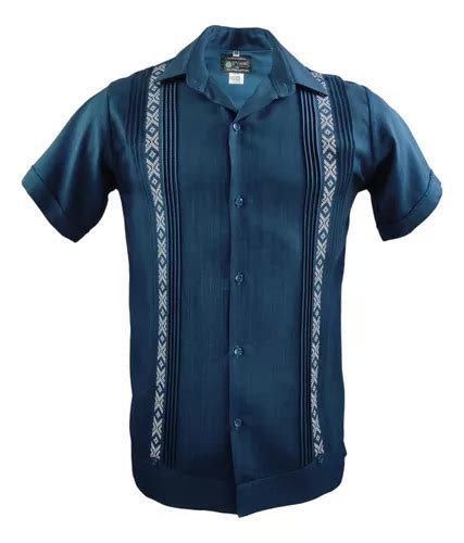 Guayabera Yucateca Manga Corta Bordada En Lino D Yuvas