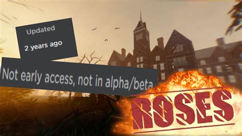 Roses The Biggest Disappointment In Roblox Horror Youtube