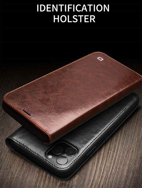 QIALINO Genuine Leather iPhone 16 Pro Max Case - Everweek