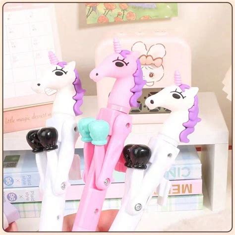 Fun Punching Pen Cartoon Push Button High Value And Cute