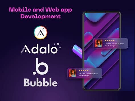 No Code Adalo Mobile App Bubble Io Web App Bubble Marketplace Website