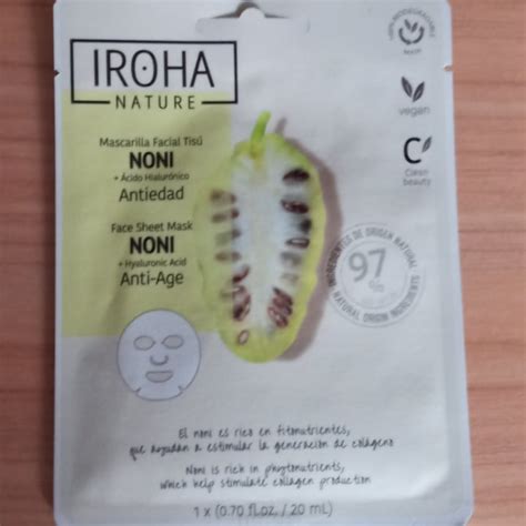 Iroha Nature Maschera Viso Anti Age Review Abillion