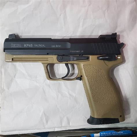 Sold KWA USP KP45 Tactical 110 HopUp Airsoft