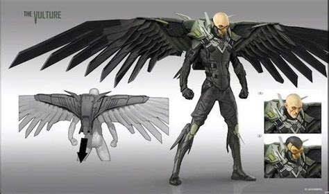 The Vulture Marvel Concept Art Vulture Marvel Marvel Villains
