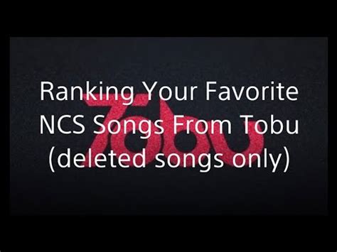 1k Views Special 1 3 Ranking Your Favorite NCS Songs From Tobu