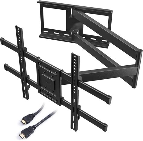 Bontec Tv Wall Bracket With Extra Long Articulated Arm For Inch