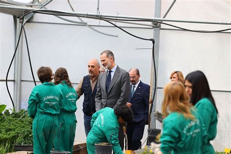 As Ha Sido La Visita Del Rey Al Ies Ram N Y Cajal Arag N Digital