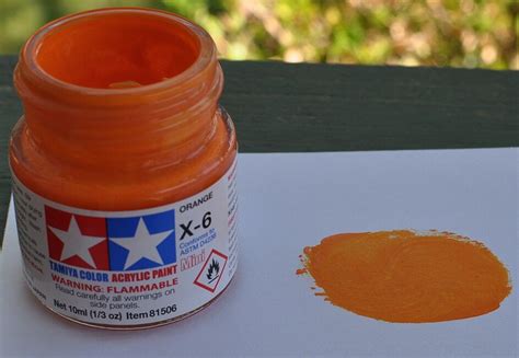 Acrylic Mini X Orange Oz Hobby And Model Acrylic Paint