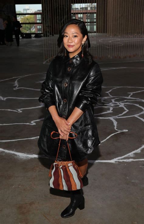 Stephanie Hsu At Ulla Johnson Spring Summer Front Row In New York