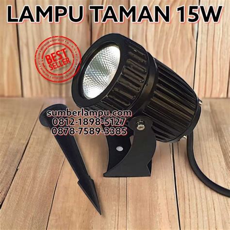 Jual Lampu Sorot Taman 15w Led Spot Sinar Cahaya