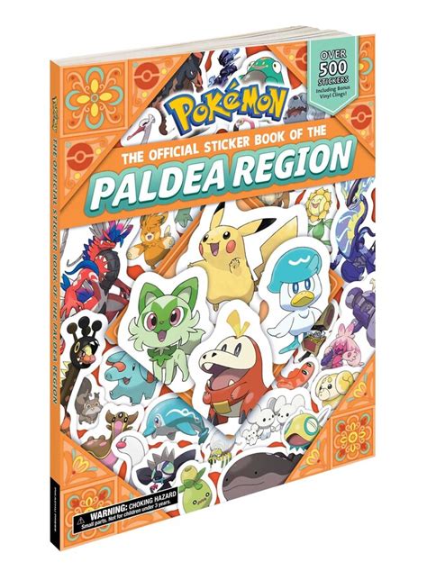 Pokémon The Official Sticker Book Of The Paldea Region Book by