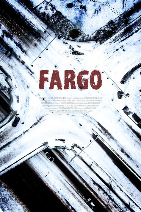 An Aerial View Of A Street With The Word Fargo On It