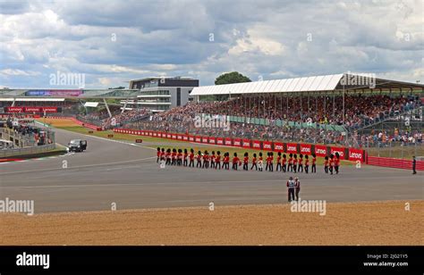 Introduction To The British F Grand Prix Bands And National Anthem