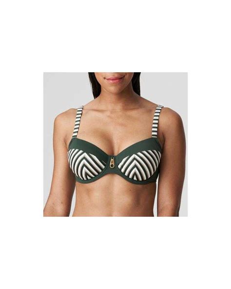 Bikini Prima Donna Swim colección La Concha TALLAS 95C COLOR Verde