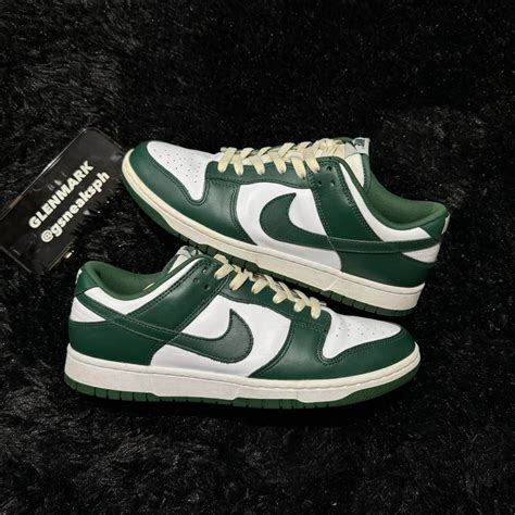 Dunk Low Spartan Green Men S Fashion Footwear Sneakers On Carousell