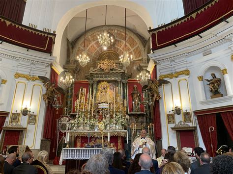 Mons Zornoza presidió la función votiva a la Virgen de la Palma por el