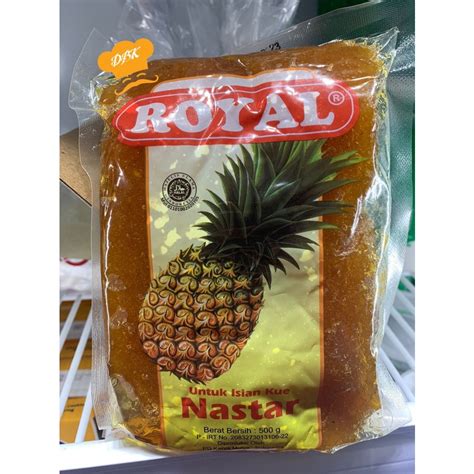 Jual Selai Nastar Nanas 500gr Royal Pineapple Jam Isian Nastar Filling