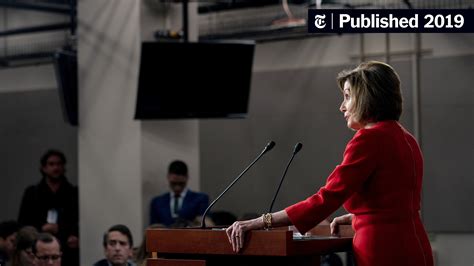 Pelosi Points To Possible Bribery Charge Against Trump The New York Times