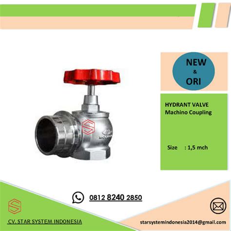 Jual Hydrant Valve Chrome Hooseki Machino Coupling Jakarta Pusat