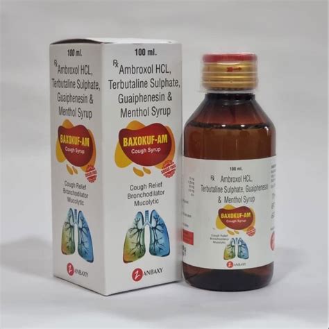 Ambroxol Terbutaline Guaiphenesin Syrup 100 Ml At Rs 62 Bottle In Panchkula