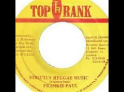 Frankie Paul – Strictly Reggae Music (Vinyl) - Discogs