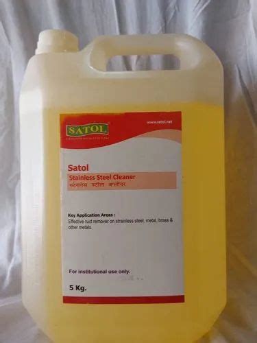 Satol Stainless Steel Cleaner For Home Packaging Type Can At Rs 1600