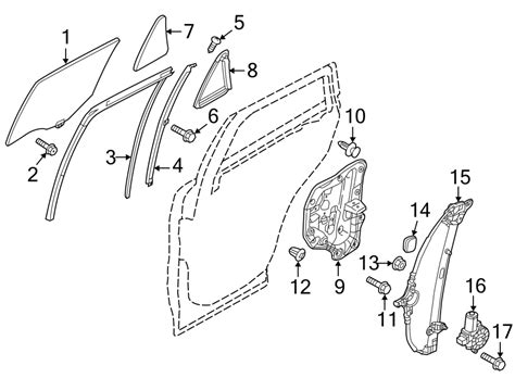 Mazda Cx Window Regulator Guide Rear Kd C Mazda Online