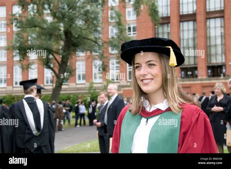 University student in Doctorate graduation gown Stock Photo - Alamy