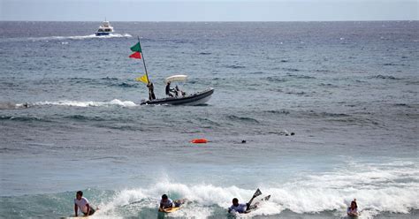 Requins reprise des compétitions de surf après cinq ans à La Réunion