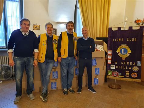 Lions Club La Serra ecco 50 pacchi alimentari per le persone più