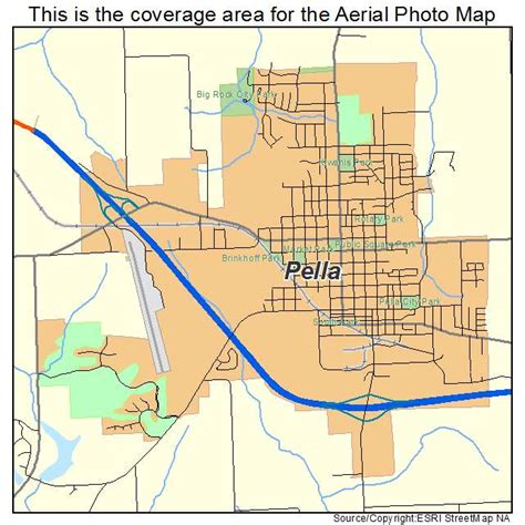 Aerial Photography Map Of Pella Ia Iowa