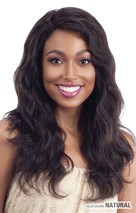 L Part Lace Front With 100 Human Hair Natural Wavy Etsy