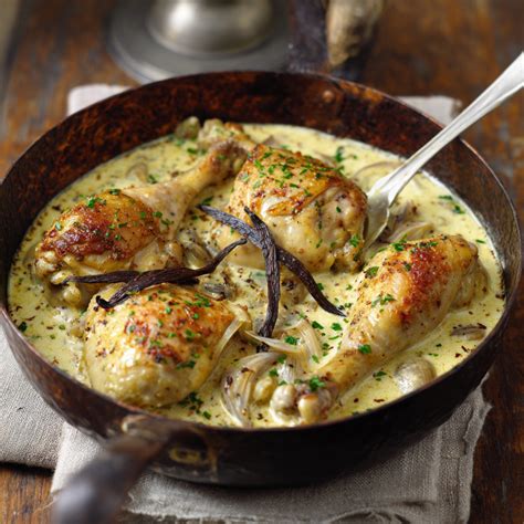 Vanille-Huhn (Poulet à la vanille) – Ein Hauch Exotik