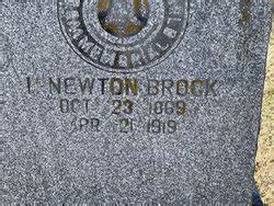 Isaac Newton Brock 1869 1919 Mémorial Find a Grave