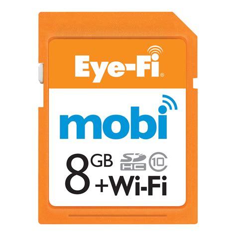 Eye-Fi MOBI-8 WiFi Mobi SDHC Class 10 Wireless Memory Card