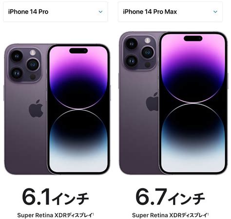 Iphone14 Proとiphone14 Pro Maxを徹底比較！どちらを買うべき？ │ スマホのススメ