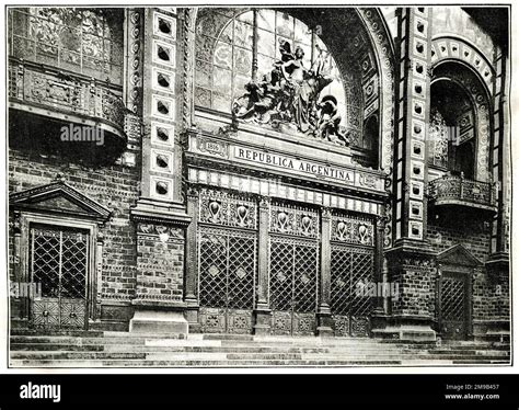 Pavilion The Republic Of Argentina Universal Exhibition Of Paris 1889