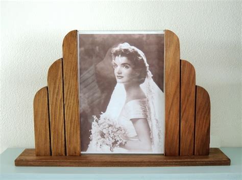 Art Deco Style Wooden Photo Frame 5 X 7 Photo Frame Etsy