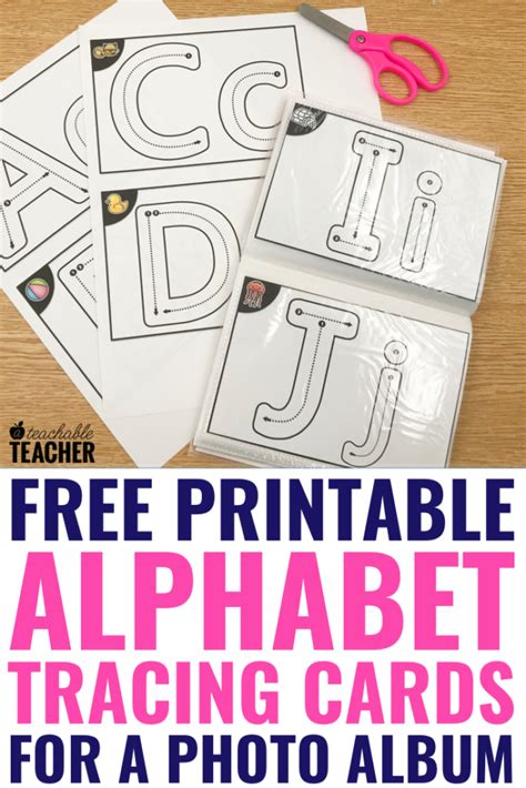 The Easiest, Cheapest DIY Alphabet Tracing Book Ever