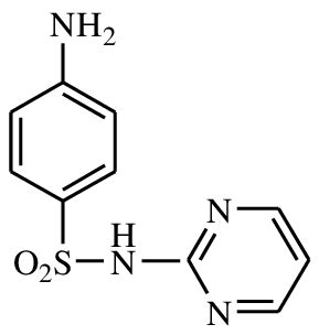 Sulfadiazine chemical structure | Download Scientific Diagram